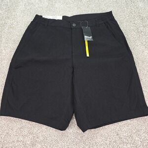 Crivit Mens Black Outdoor Performance Hiking Shorts Water Repellent Size 32 NWT